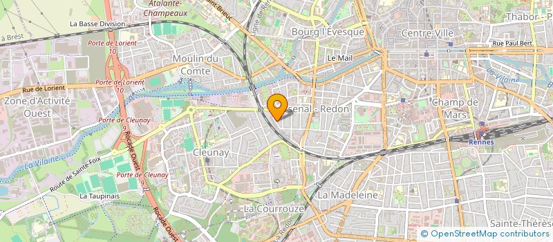 localisation de l'entreprise ANALYTICSCORE à RENNES