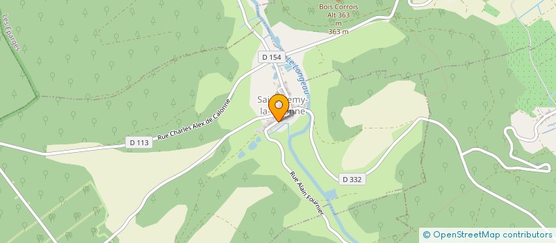 localisation de l'entreprise ANALYTIS à SAINT-REMY-LA-CALONNE