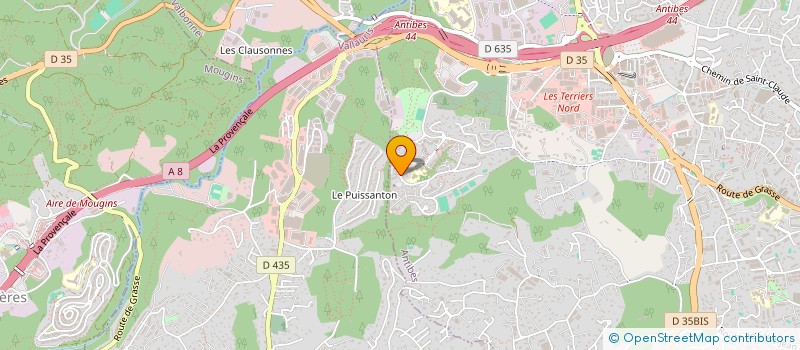 localisation de l'entreprise ANALYTIX à ANTIBES