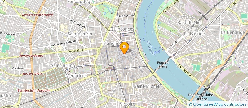 localisation de l'entreprise ANAM à BORDEAUX