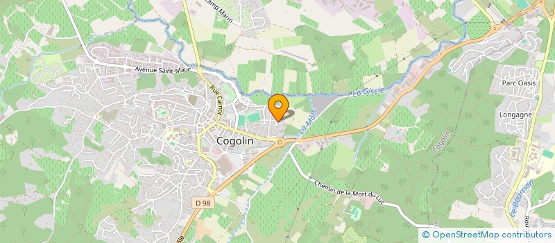 localisation de l'entreprise ANAM à COGOLIN