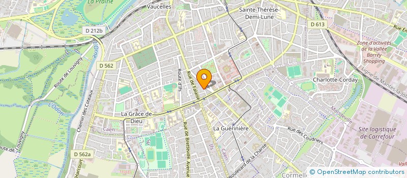 localisation de l'entreprise ANAM CARA  CAEN