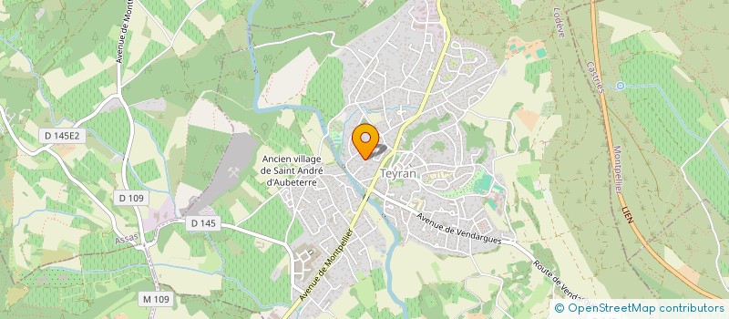 localisation de l'entreprise ANAMA  TEYRAN