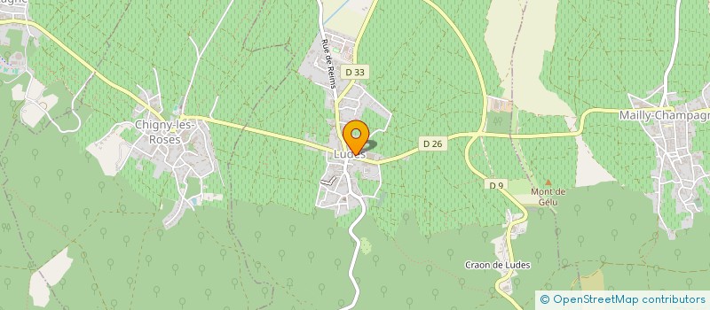 localisation de l'entreprise ANAMA  LUDES