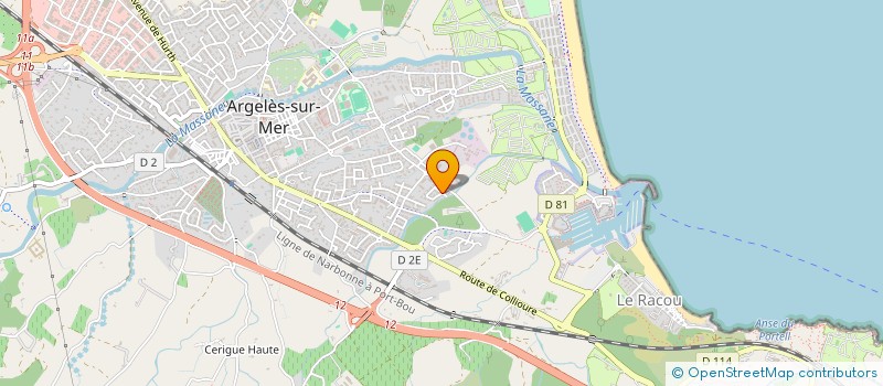 localisation de l'entreprise ANAMAN à ARGELES-SUR-MER