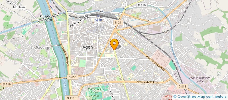 localisation de l'entreprise ANAMAR à AGEN