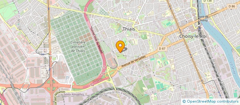 localisation de l'entreprise ANAMAS à THIAIS