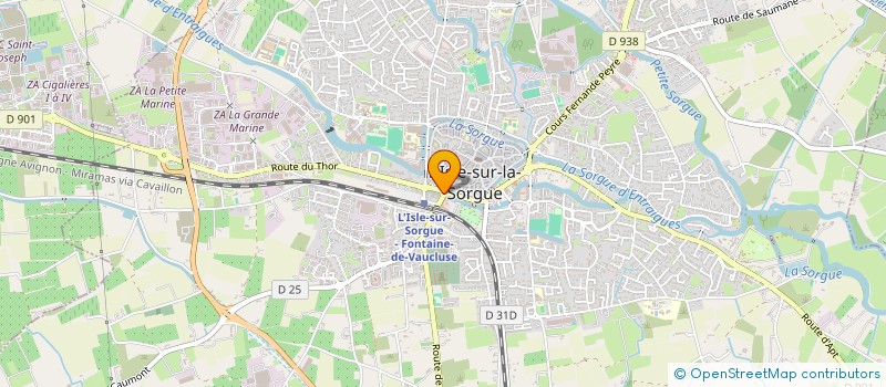 localisation de l'entreprise ANAMAT  L'ISLE-SUR-LA-SORGUE