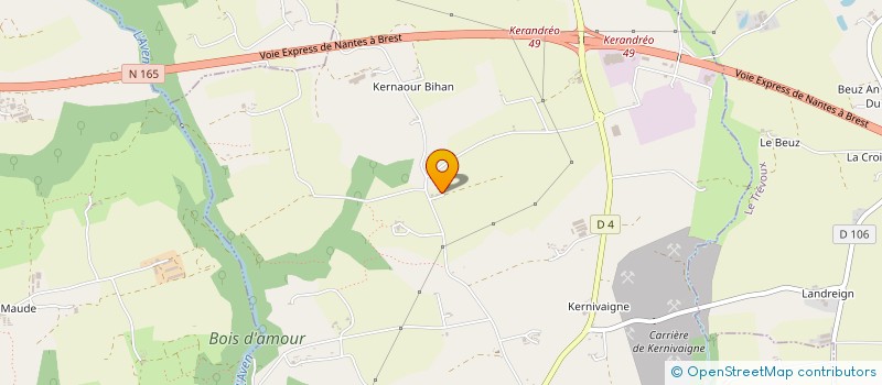 localisation de l'entreprise ANAMATH  RIEC-SUR-BELON