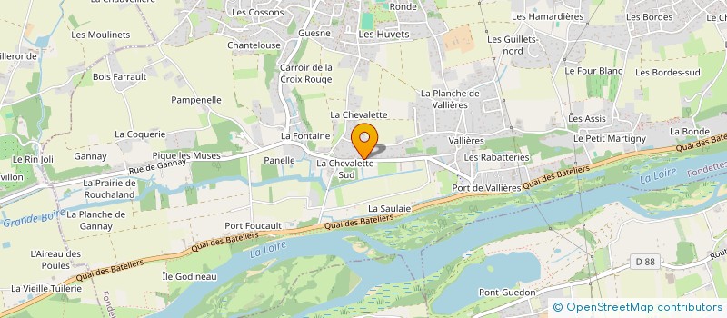 localisation de l'entreprise ANAMAX à FONDETTES