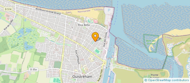 localisation de l'entreprise ANAMAX  OUISTREHAM