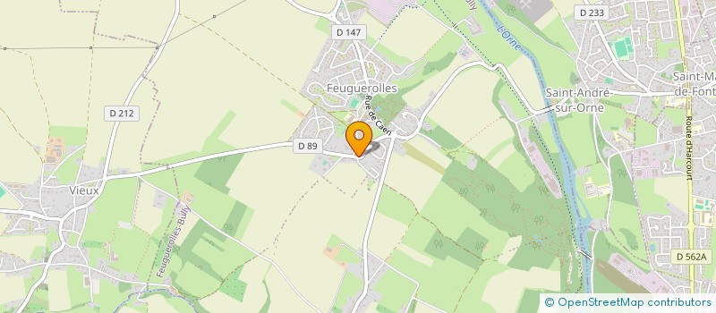 localisation de l'entreprise ANAMAX  FEUGUEROLLES-BULLY