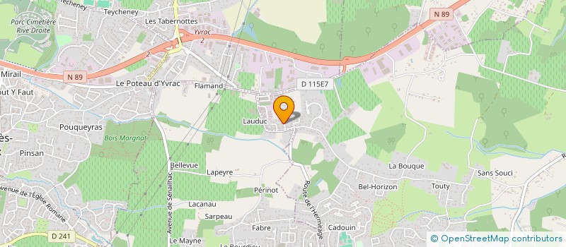 localisation de l'entreprise ANAME  POMPIGNAC