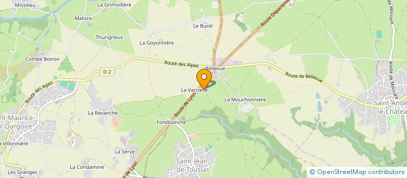 localisation de l'entreprise ANAMEL  BEAUVALLON