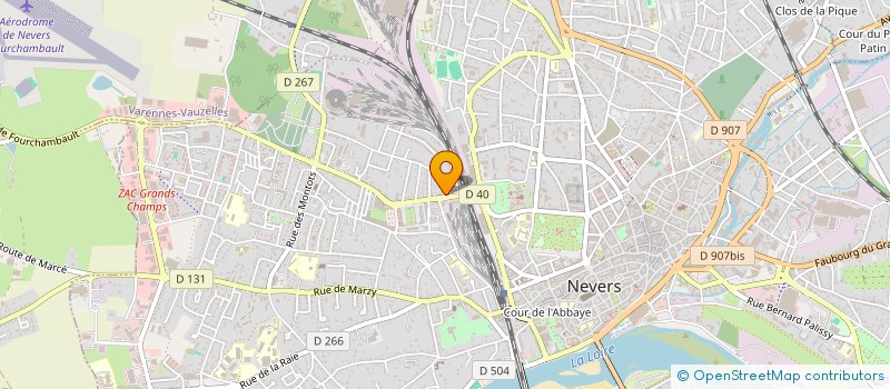 localisation de l'entreprise ANAMEL à NEVERS