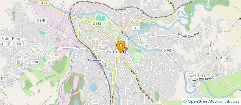 localisation de l'entreprise ANAMEO  CARMAUX