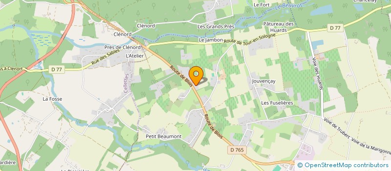 localisation de l'entreprise ANAMILLE à LE CONTROIS-EN-SOLOGNE