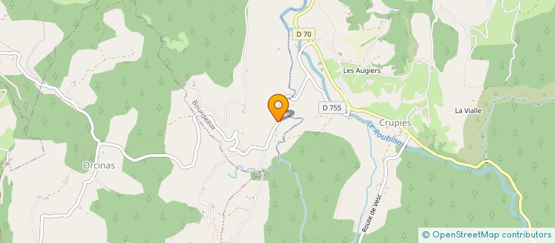 localisation de l'entreprise ANAMNESE à BOURDEAUX