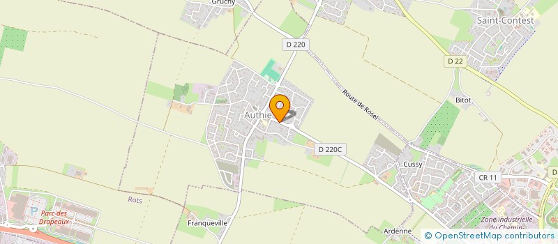 localisation de l'entreprise ANAMNESE. MEMOIRE DES AUTEUR-E-S EN SCIENCES SOCIALES  ST-GERMAIN-LA-BLANCHE-HERBE