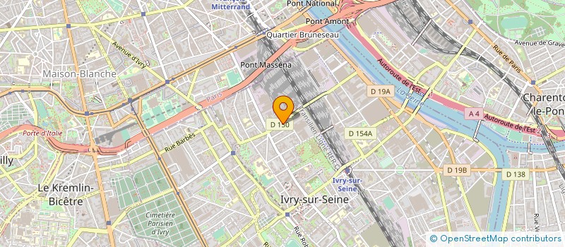 localisation de l'entreprise ANAMORPHEES à IVRY-SUR-SEINE
