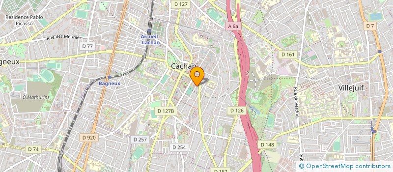 localisation de l'entreprise ANAMORPHOSE  CACHAN