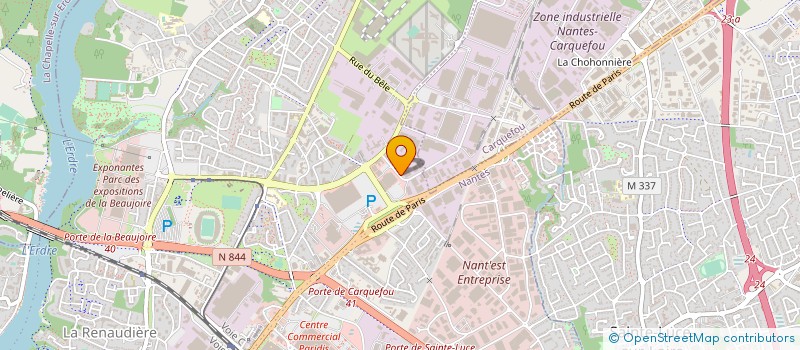 localisation de l'entreprise ANAMORPHOSE à NANTES