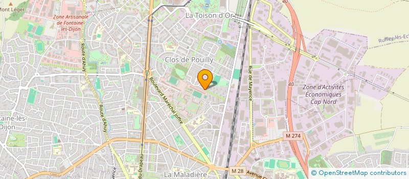 localisation de l'entreprise ANAMX à DIJON