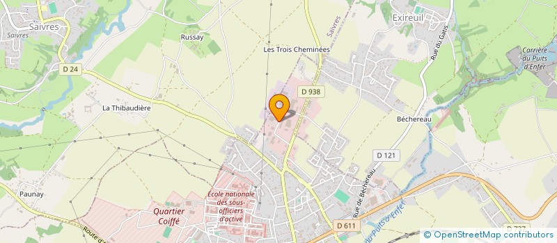 localisation de l'entreprise ANANAB  SAINT-MAIXENT-L'ECOLE