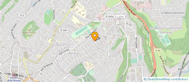 localisation de l'entreprise ANANAS  BIHOREL