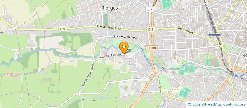 localisation de l'entreprise ANANAS à RIORGES