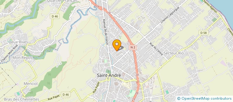 localisation de l'entreprise ANANAS VICTORIA à SAINT-ANDRE