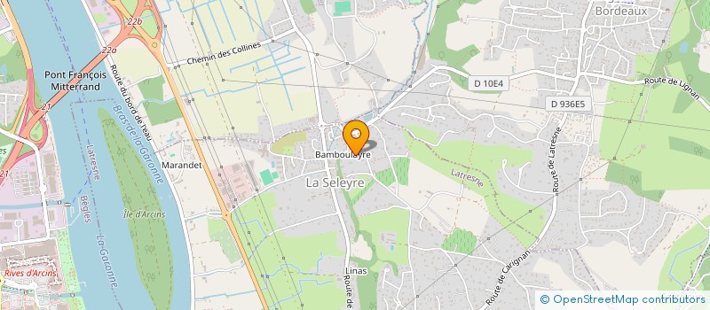 localisation de l'entreprise ANANDA 33  LATRESNE