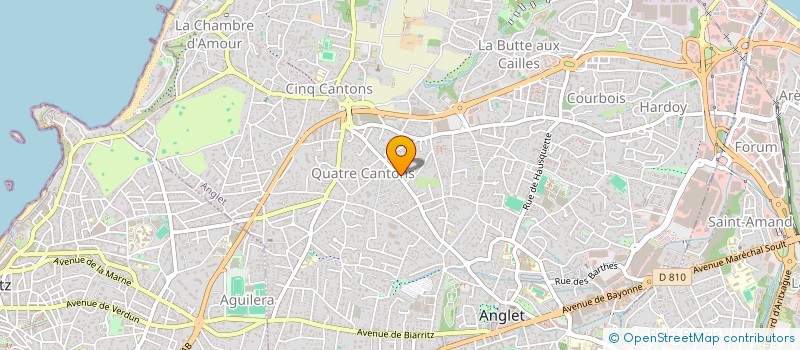 localisation de l'entreprise ANANDA  ANGLET