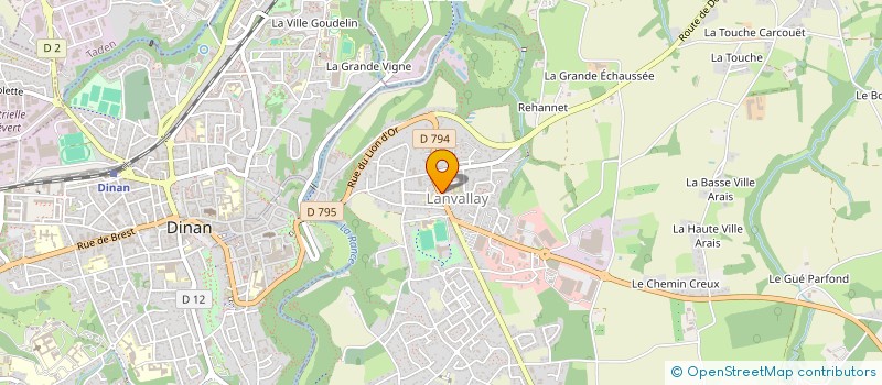 localisation de l'entreprise ANANDA à LANVALLAY