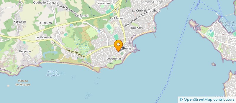 localisation de l'entreprise ANANDA à LARMOR-PLAGE