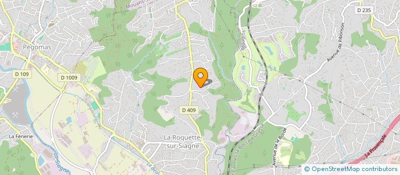 localisation de l'entreprise ANANDA à LA ROQUETTE-SUR-SIAGNE