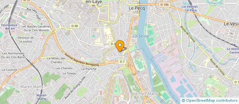 localisation de l'entreprise ANANDA COMPTA  LE PECQ