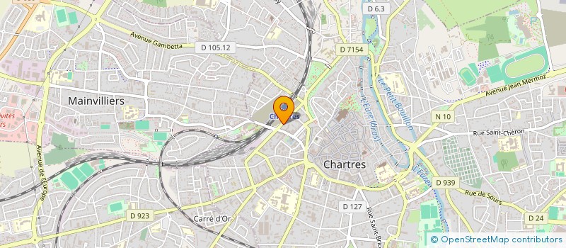 localisation de l'entreprise ANANDA YOGA 28 à CHARTRES