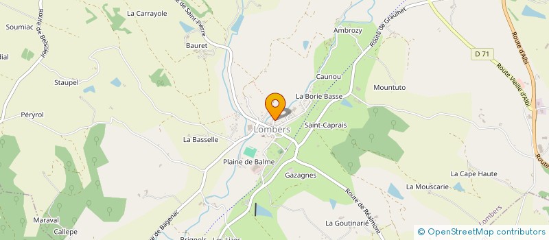 localisation de l'entreprise ANANDA YOGA  LOMBERS