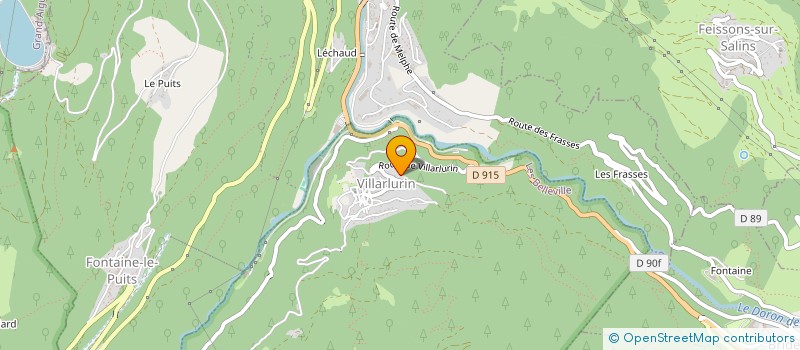 localisation de l'entreprise ANANDA YOGA  LES BELLEVILLE