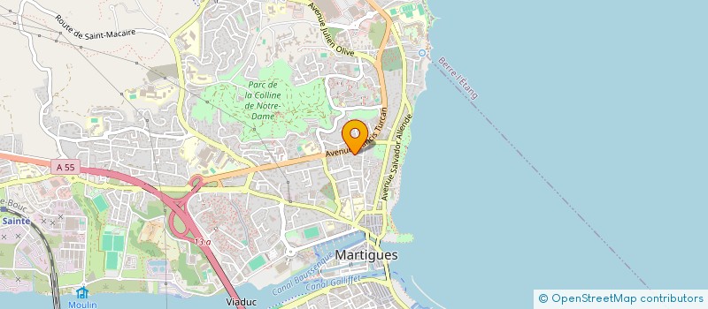 localisation de l'entreprise ANANDA YOGA VINYASA  MARTIGUES