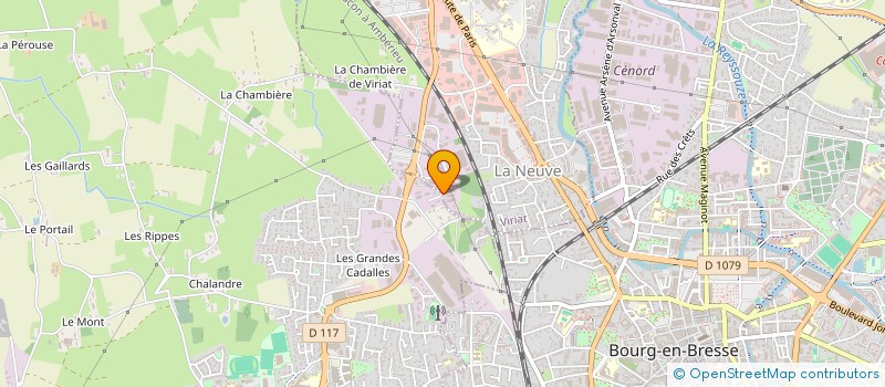 localisation de l'entreprise ANANDITA à VIRIAT
