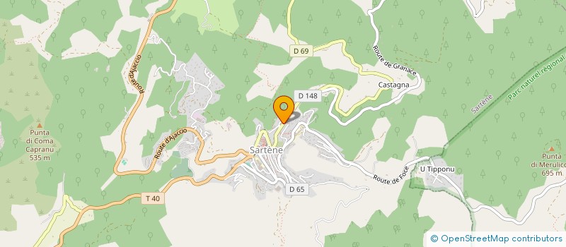 localisation de l'entreprise ANANDRELUCAS à SARTENE