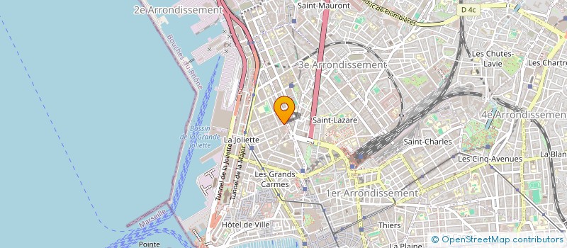 localisation de l'entreprise ANANI MACONNERIE  MARSEILLE 2