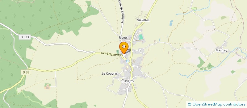 localisation de l'entreprise ANANI PLAQUISTE PEINTRE  SENEUJOLS