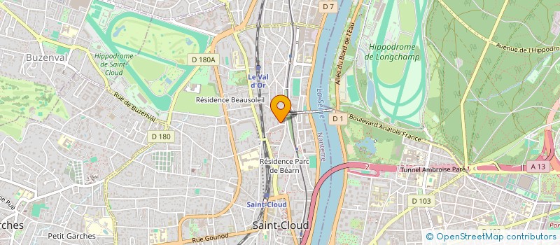 localisation de l'entreprise ANANKE à SAINT-CLOUD