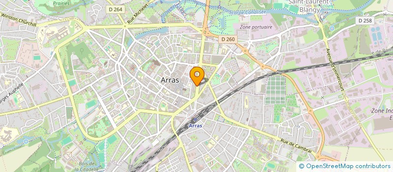 localisation de l'entreprise ANANKE STUDIO à ARRAS