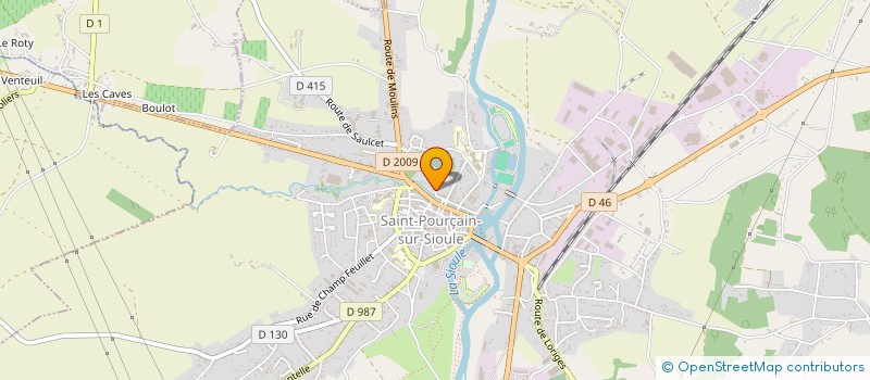 localisation de l'entreprise ANANTA à SAINT-POURCAIN-SUR-SIOULE