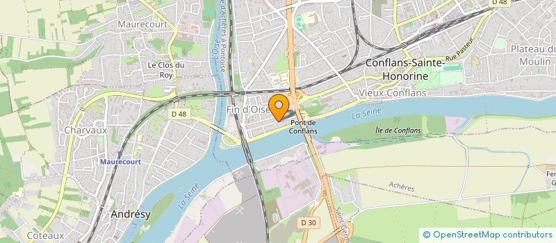 localisation de l'entreprise ANANTA CONSULTING  CONFLANS-SAINTE-HONORINE