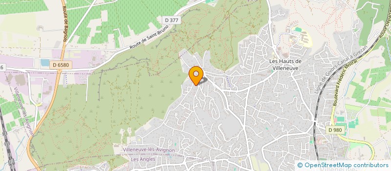 localisation de l'entreprise ANANTO  VILLENEUVE-LES-AVIGNON